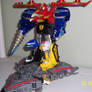 Gosei Great Q-Rex Megazord rides Command Ship