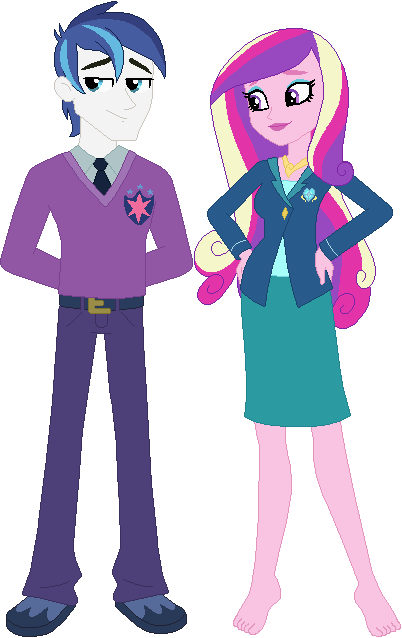 Dean Cadance and Shining Armor