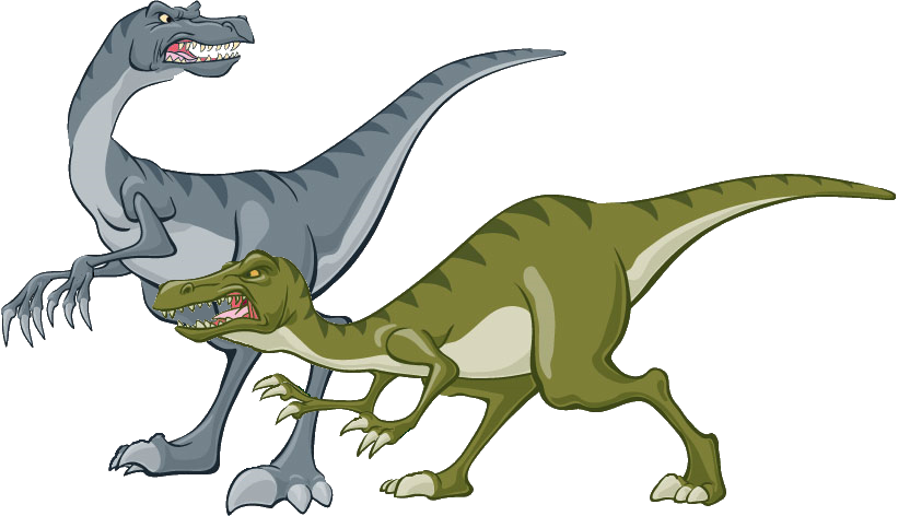 Screech and Thud the Raptors (my version) by ChipmunkRaccoonOz on DeviantArt