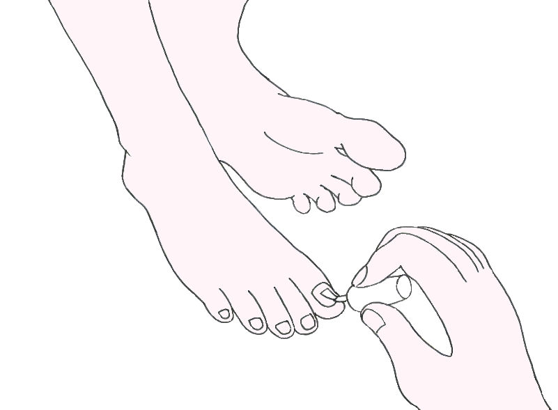 Applying Nail Polish on Girlfriend's Feet Base by ChipmunkRaccoonOz on ...