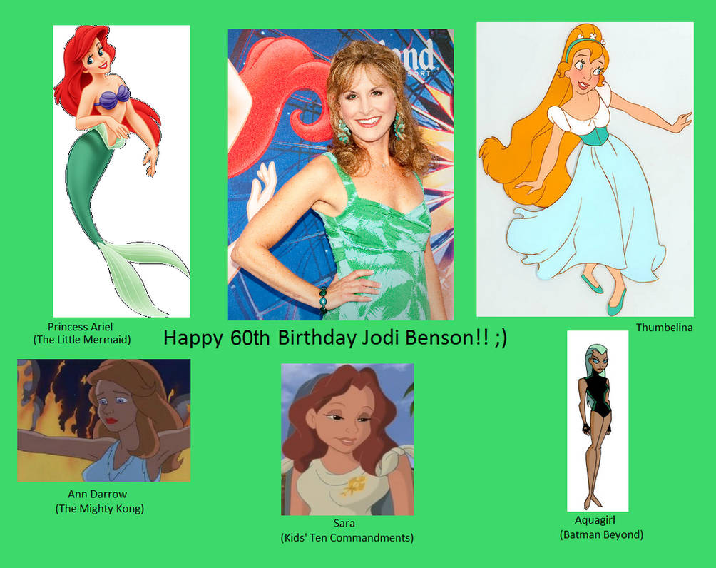 Happy 60th Birthday Jodi Benson