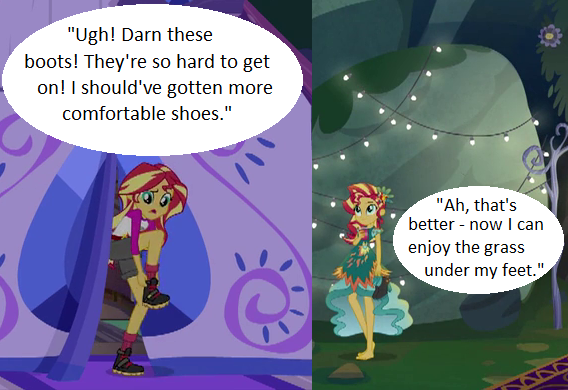 Sunset's Shoe Problem