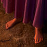 Rapunzel's feet
