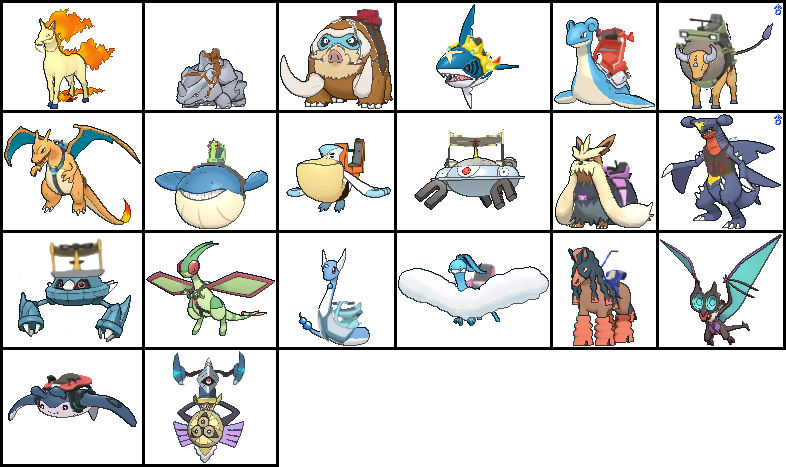 Pokemon That Are Rideable Ride Pokemon in the anime by ChipmunkRaccoonOz on DeviantArt