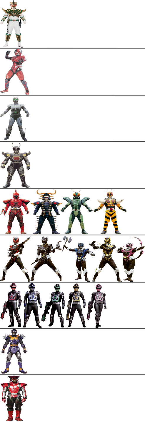 All Power Rangers Together Vs Evil
