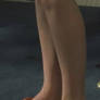 Anne Hathaway's flip-flop-clad feet
