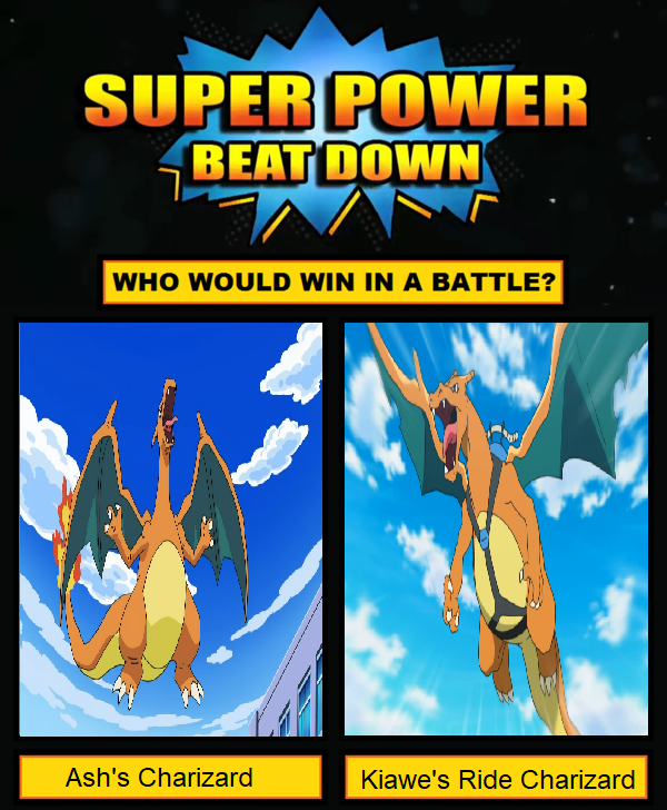 Charizard Ride Base Deviantart SPBD: Ash's Charizard vs Kiawe's Ride Charizard by ChipmunkRaccoonOz on ...