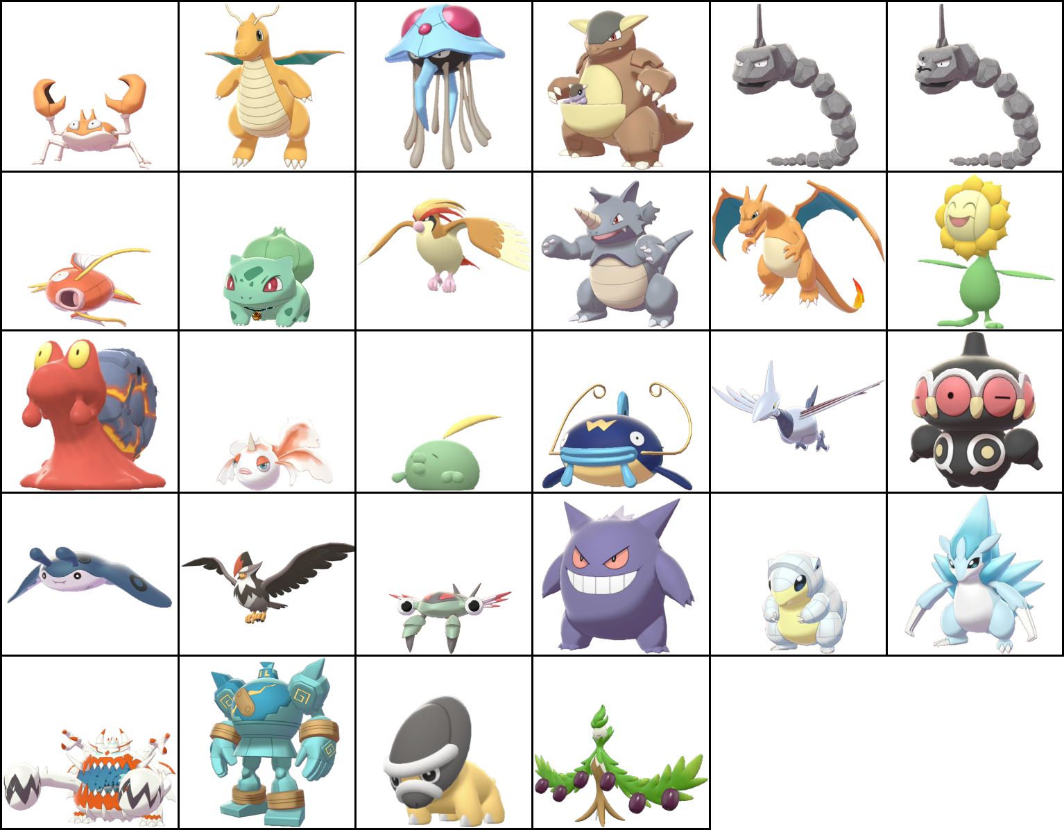 Large Pokemon