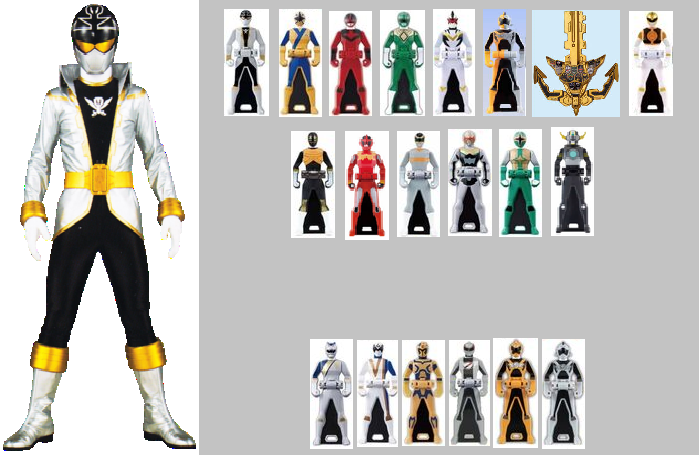 Megaforce Silver Super Megaforce Silver Ranger's Ranger Keys by ChipmunkRaccoonOz on ...