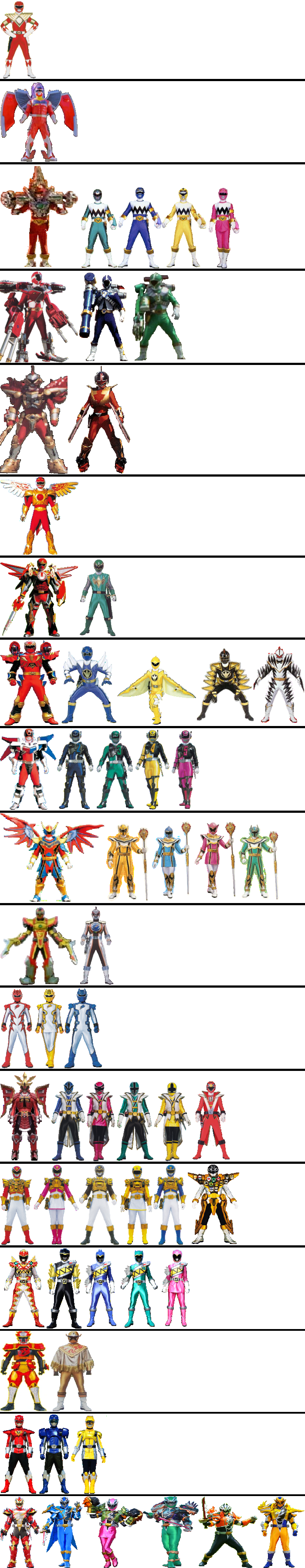 Power Ranger Super Modes by ChipmunkRaccoonOz on DeviantArt