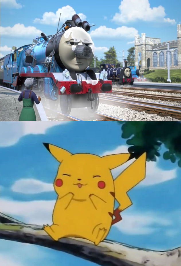 Pikachu laughs at Gordon's magnetic predicament by ChipmunkRaccoonOz on ...