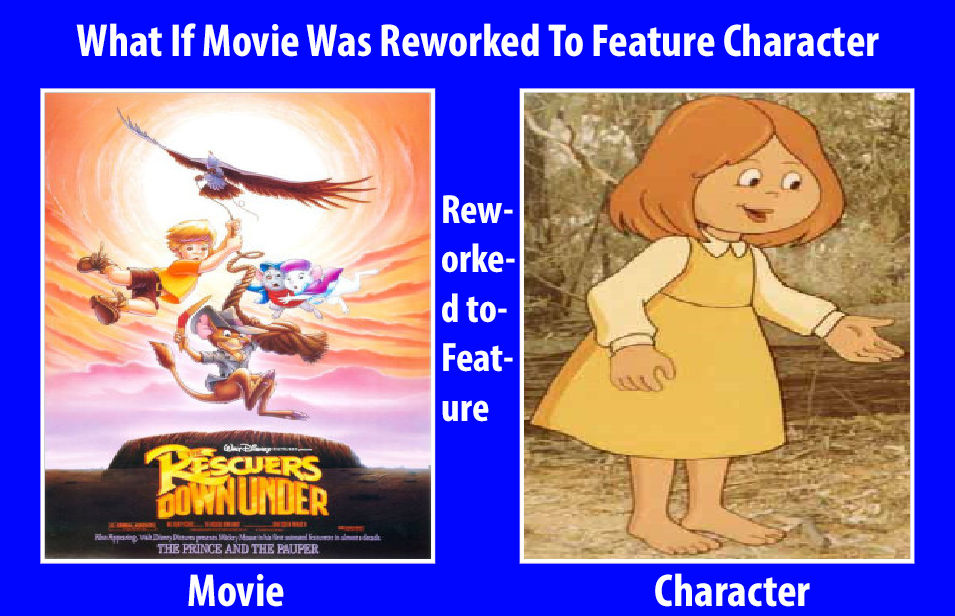 Chipmunk Rescuers 'The Rescuers Down Under' reworked to feature Dot by ChipmunkRaccoonOz ...
