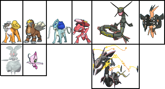 Shiny Legendary and Mythical Pokemon in anime by ChipmunkRaccoonOz on  DeviantArt