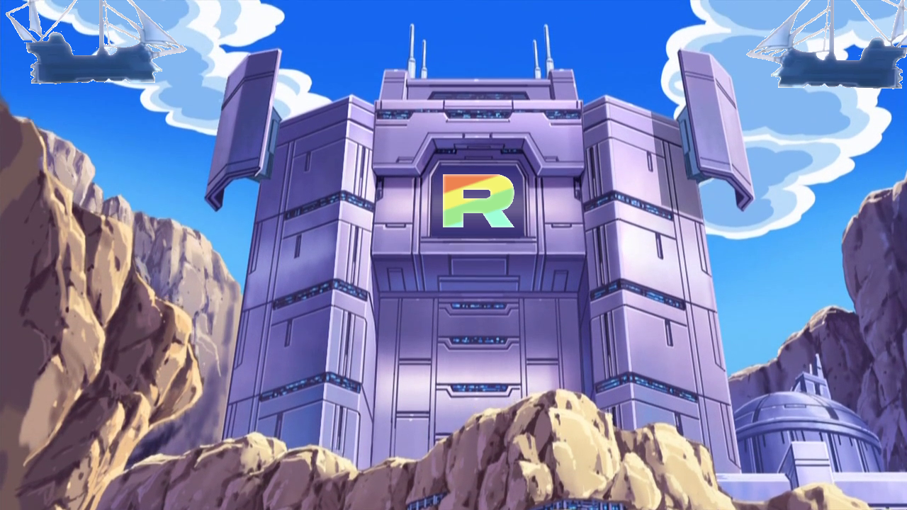 Rainbow Rockedt Team Rainbow Rocket HQ in Pokemon: A+SBA by ChipmunkRaccoonOz on DeviantArt