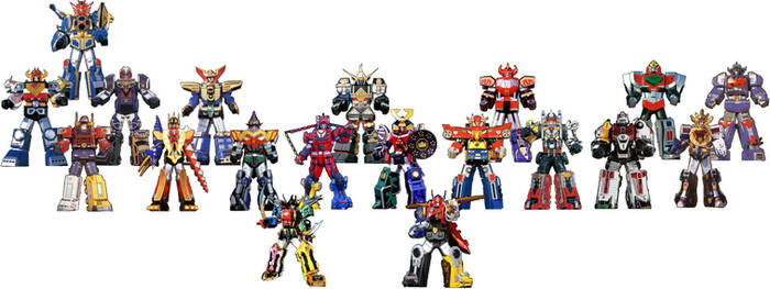 Megazords participating in Legendary War - my ver.