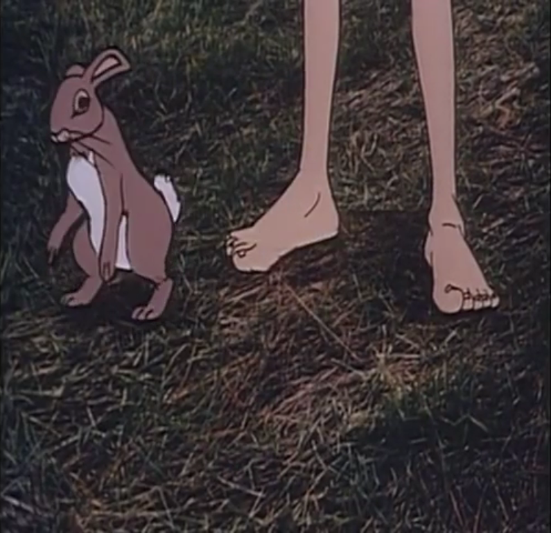 Sarah Rekkit Rabbit Deviantart Rabbit near Sarah's feet by ChipmunkRaccoonOz on DeviantArt