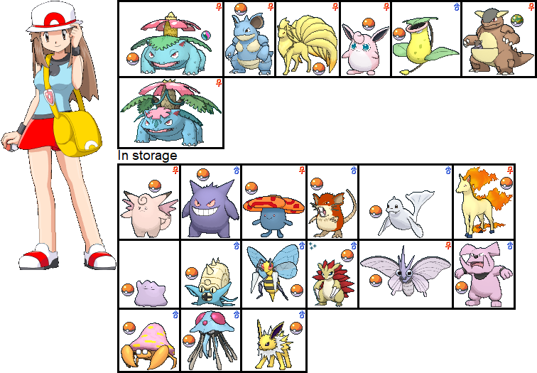 Rate my Pokemon LeafGreen Team. : r/PokemonLeafGreen Best pokemon team on leaf green