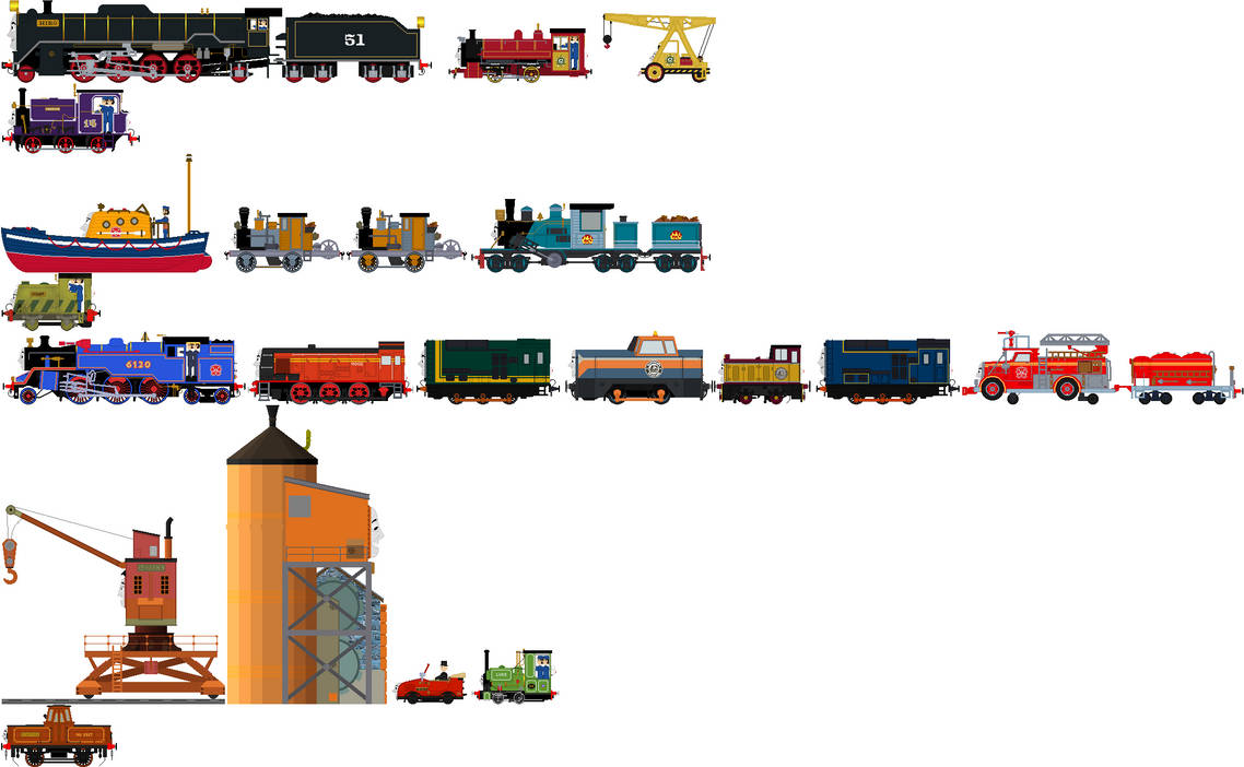Thomas and Friends CGI series characters pt.1 by ChipmunkRaccoonOz on ...