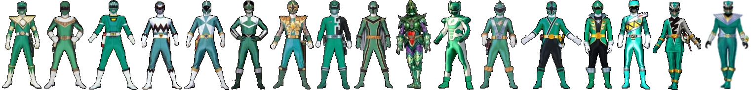 All Green Rangers