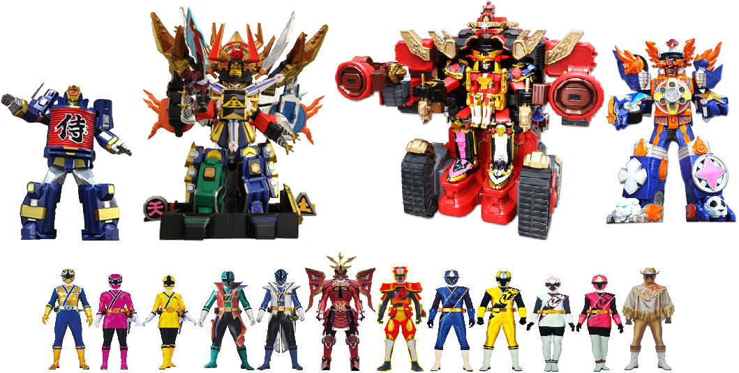 Samurai and Ninja Steel Rangers by ChipmunkRaccoonOz on DeviantArt