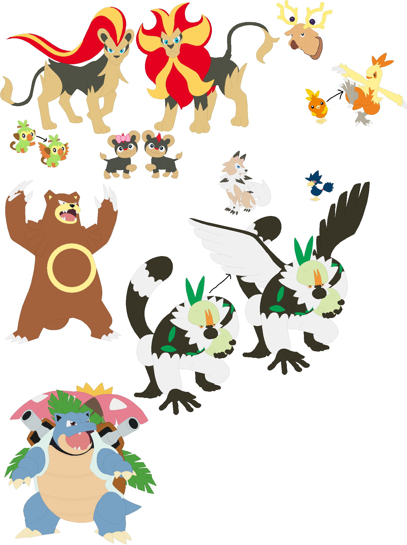 Animals of Oz in Pokemon form by ChipmunkRaccoonOz on DeviantArt Animals of Oz in Pokemon form by ChipmunkRaccoonOz on DeviantArt
