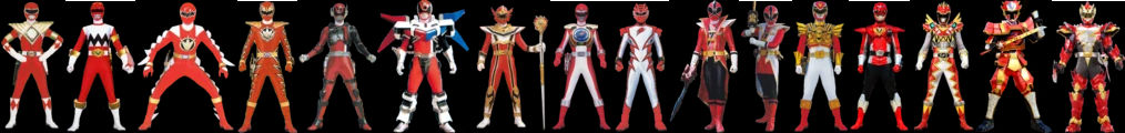 All Red Ranger Modes Super Sentai Super Modes for Red Rangers in PR by ChipmunkRaccoonOz on ...