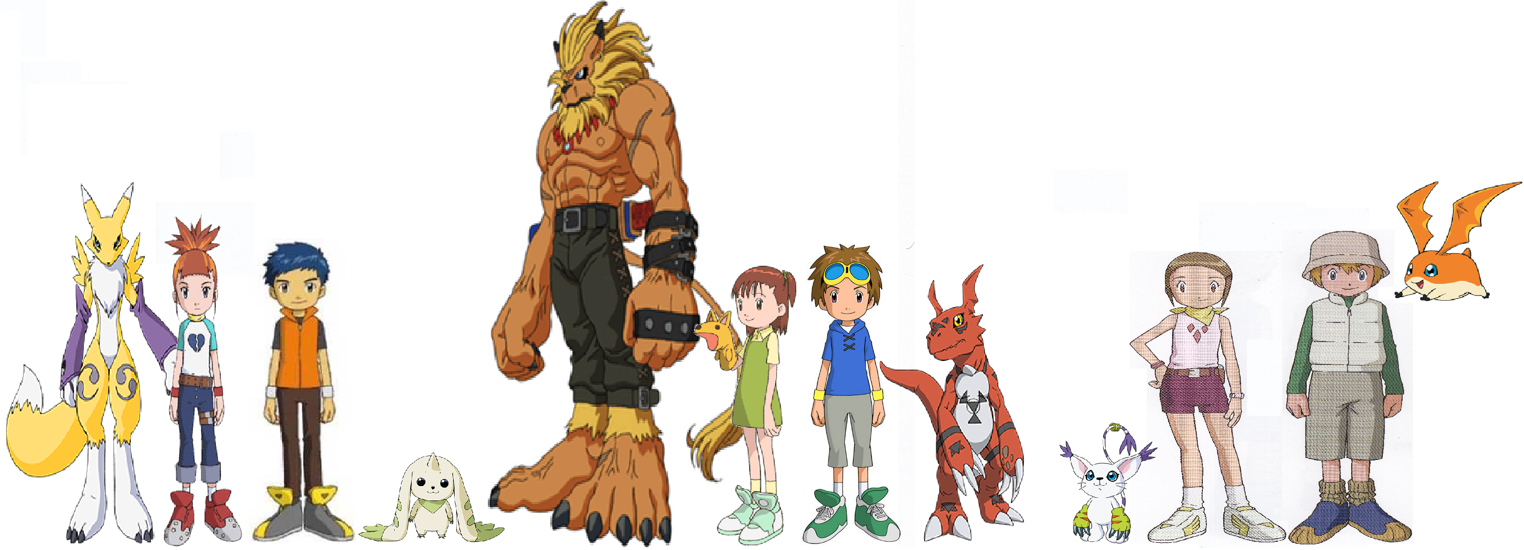 Digimon tri. Character and Partner by Michi-TamiTxM on DeviantArt