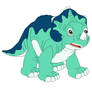 Gatria the baby Triceratops - LBT style