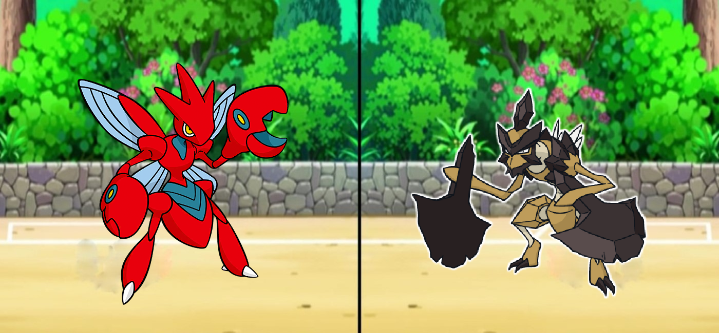 Ash's Scizor vs Ritchie's Kleavor by ChipmunkRaccoonOz on DeviantArt
