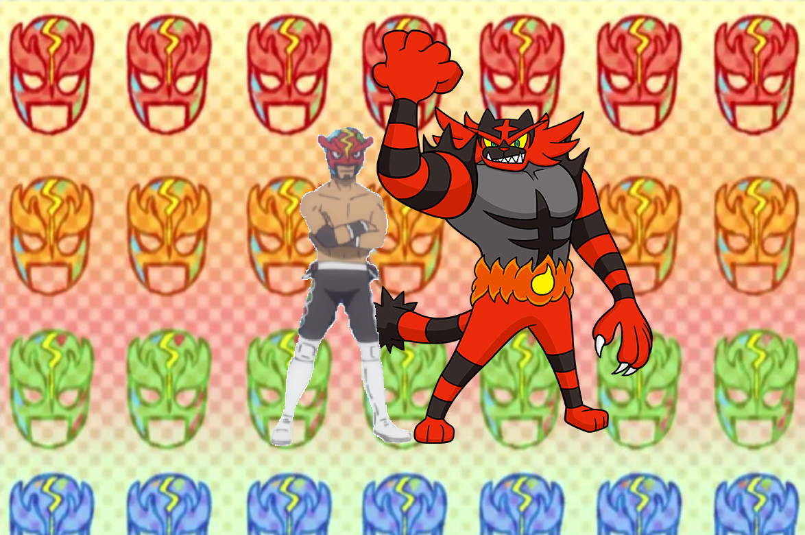 The Masked Royal and Incineroar by ChipmunkRaccoonOz on DeviantArt