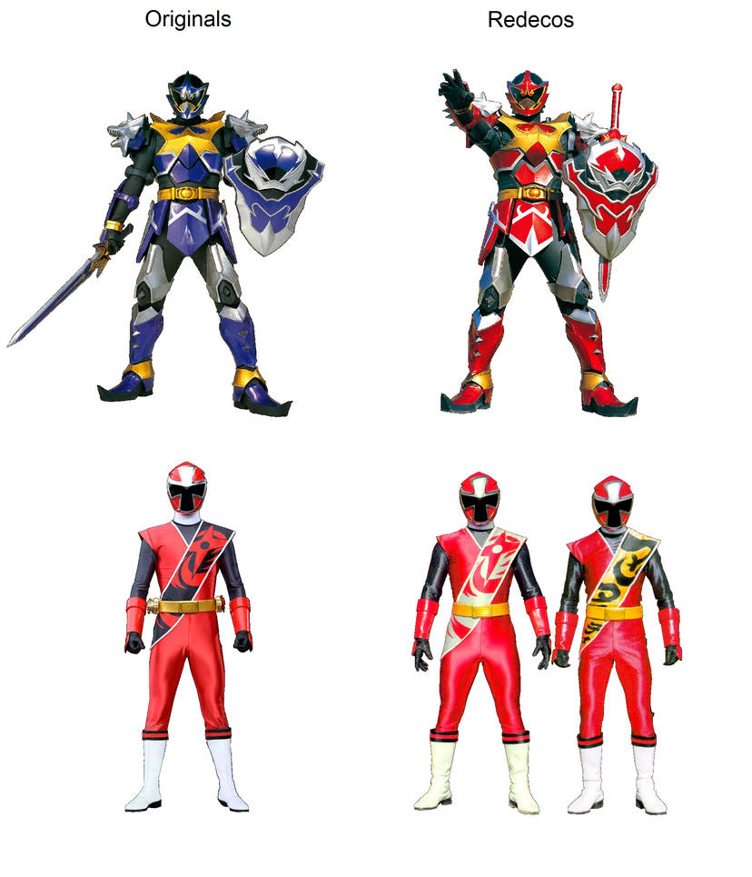 Redecoed Power Rangers by ChipmunkRaccoonOz on DeviantArt