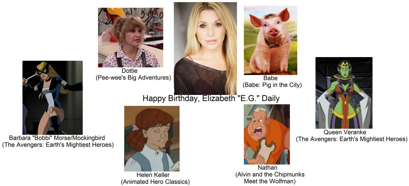 Happy Birthday, E.G. Daily by ChipmunkRaccoonOz on DeviantArt