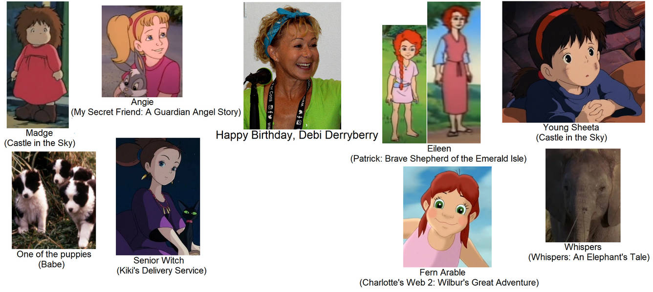 Happy Birthday, Debi Derryberry by ChipmunkRaccoonOz on DeviantArt