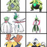 Future Pokemon and their present-day counterparts