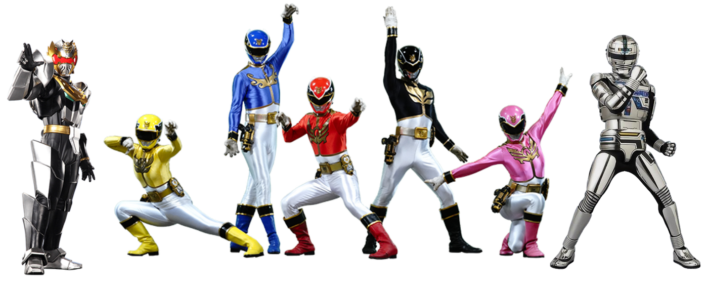 Power Rangers Megaforce + Captain Chaku render by ChipmunkRaccoonOz on ...