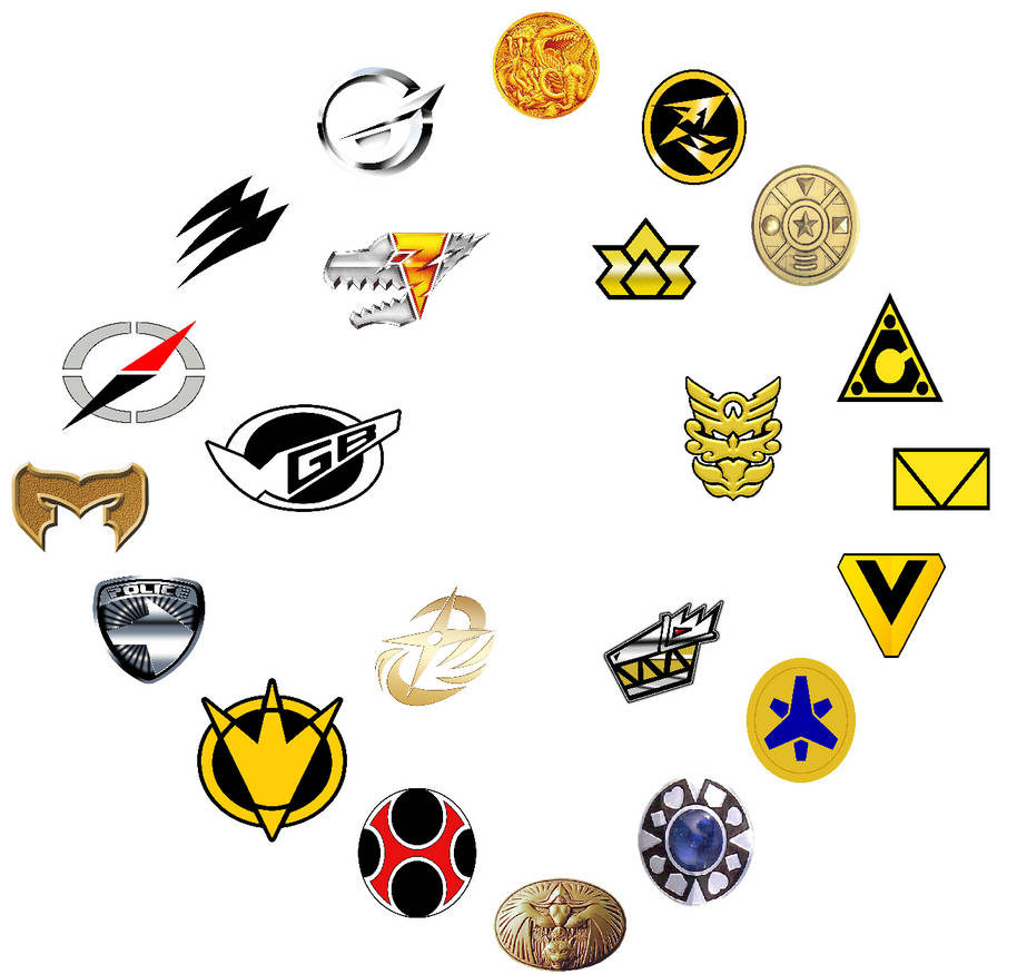 Power Rangers Symbols by ChipmunkRaccoonOz on DeviantArt