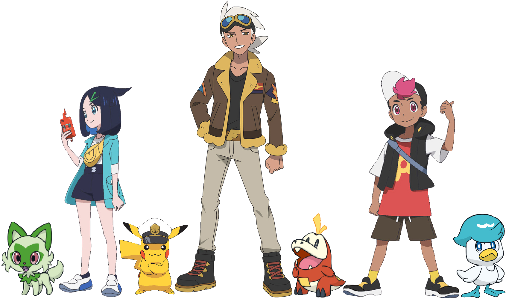 Pokémon Horizontes: Conheça os dubladores de Liko, Roy, Friede e
