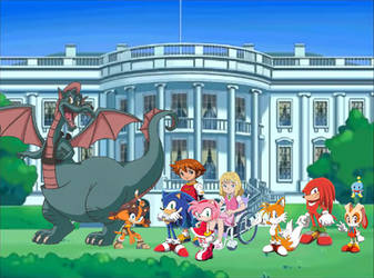 Team Sonic at the White House