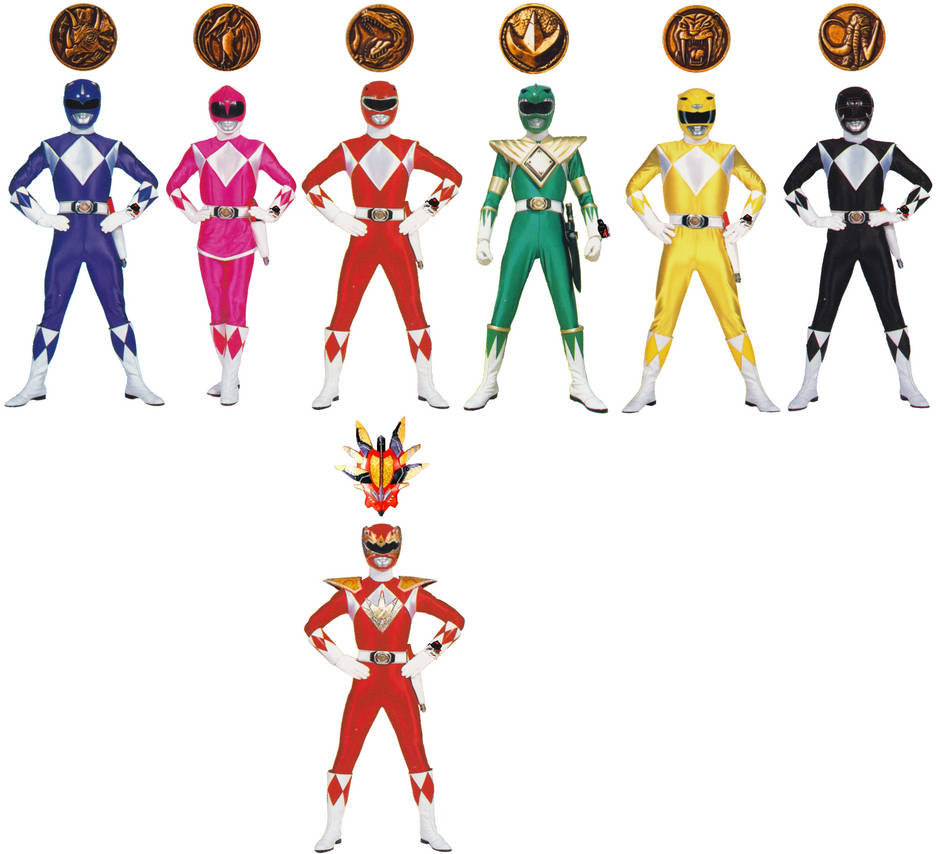 Mighty Morphin Power Rangers AU team 2.0 by ChipmunkRaccoonOz on DeviantArt