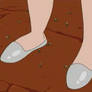 Dorothy's silver shoes