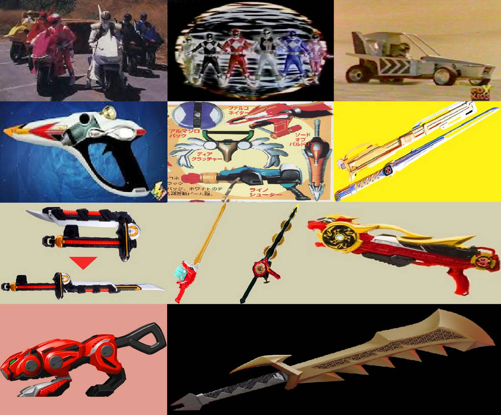 Unnecessary Power Ranger Weapons by ChipmunkRaccoonOz on DeviantArt