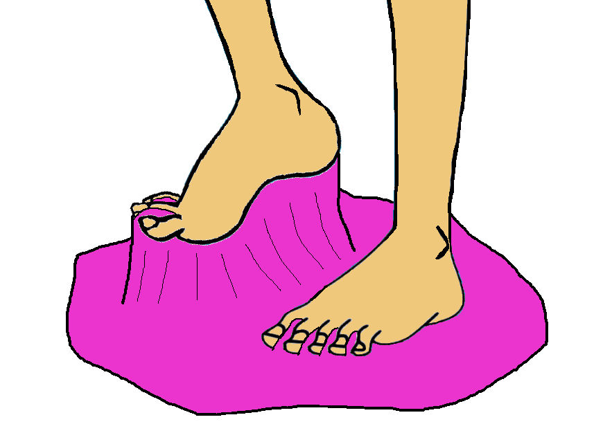 Stephanie's feet stuck in sticky pink slime by ChipmunkRaccoonOz on ...