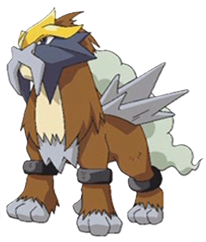 Mega Entei Shiny Entei render by ChipmunkRaccoonOz on DeviantArt