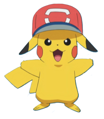 Pikachu with Alola Cap render by ChipmunkRaccoonOz on DeviantArt