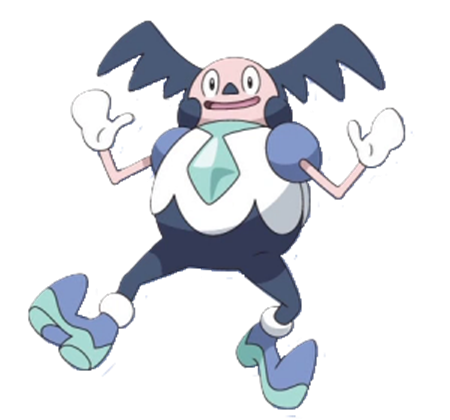 Galarian Mr. Mime render by ChipmunkRaccoonOz on DeviantArt