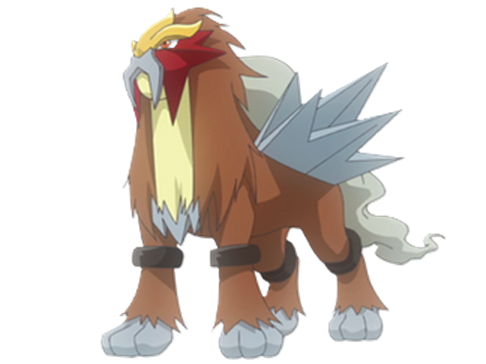Entei render by ChipmunkRaccoonOz on DeviantArt
