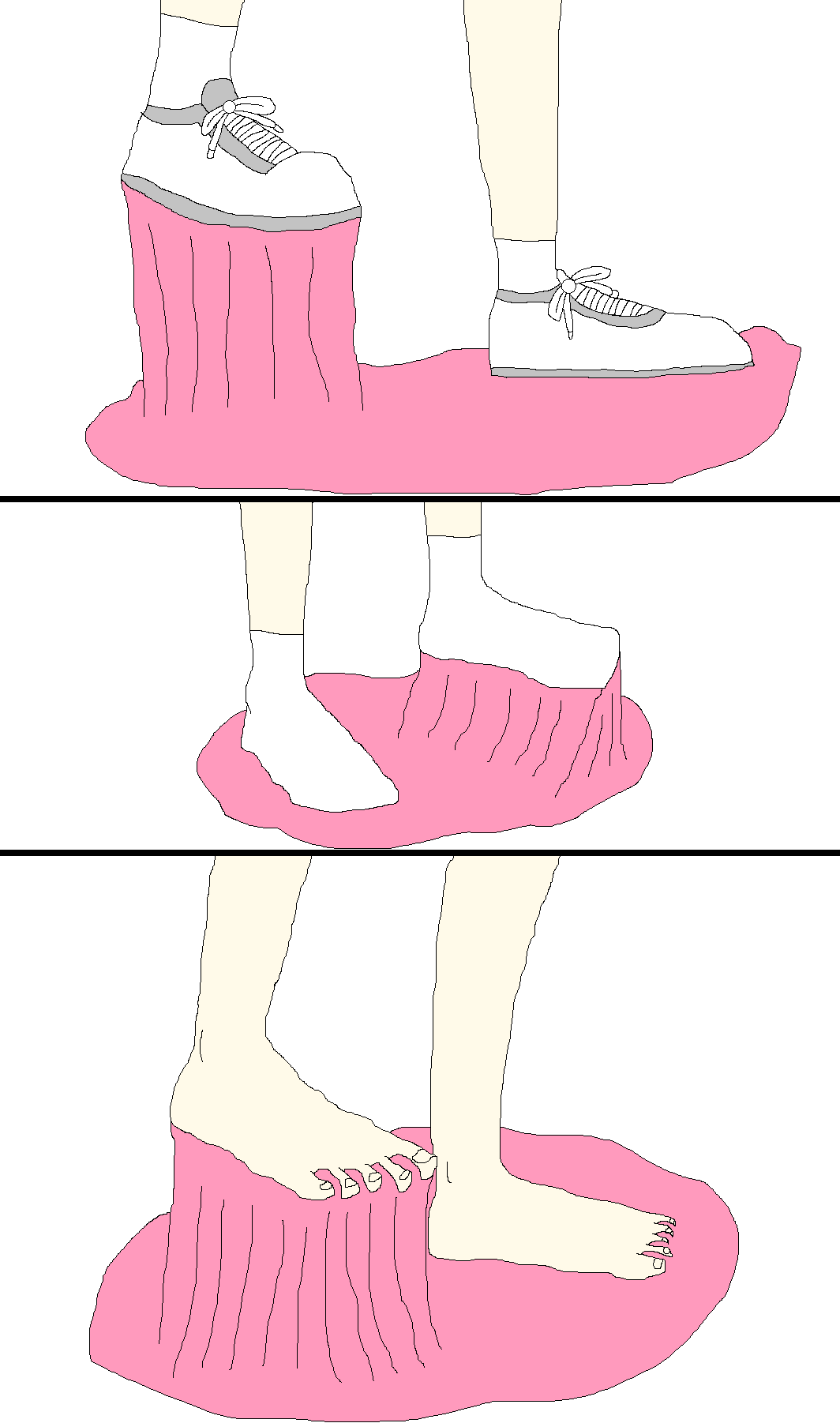 Sticky Gloop Nami Asaji's footwear and feet in sticky gloop by ChipmunkRaccoonOz on ...