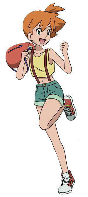 Misty in PKMN Journeys render