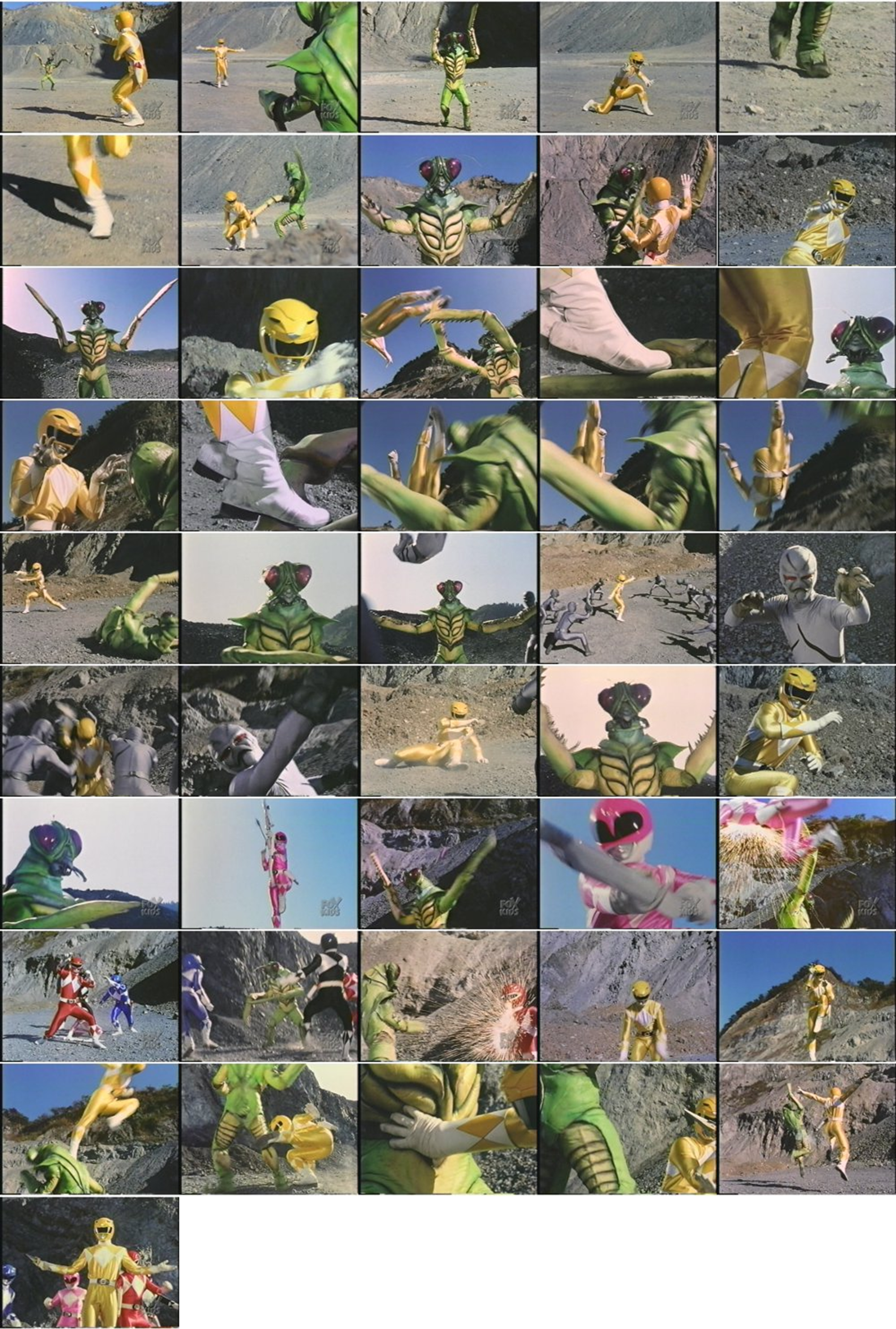 Theory on Yellow Ranger vs Mantis Zyu2 footage by ChipmunkRaccoonOz on ...