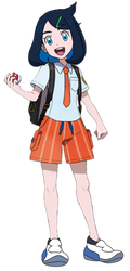Liko in Naranja Academy Uniform + Sneakers render